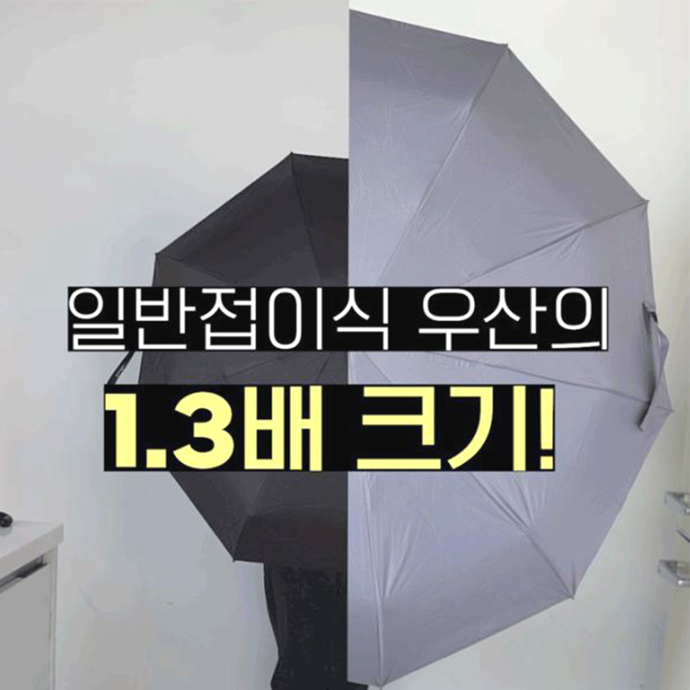 접이식 3단 우산 고밀도 자동 버튼 버클형 양산 - 상세 이미지 3
