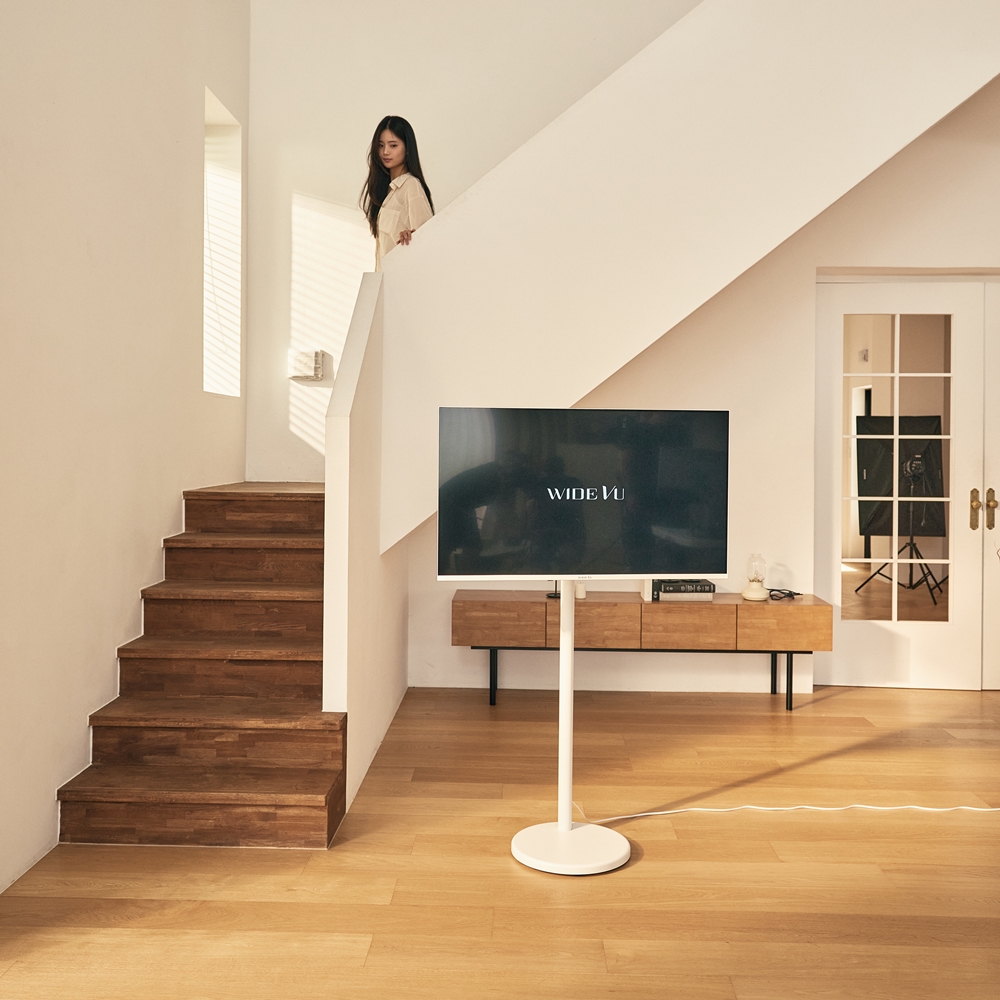 와이드무빙뷰 화이트에디션 삼탠바이미 셋트 81cm(32인치) HD 스마트 이동식 TV 중소바이미 삼텐바이미 V1 셀프설치가능 상세 이미지 8