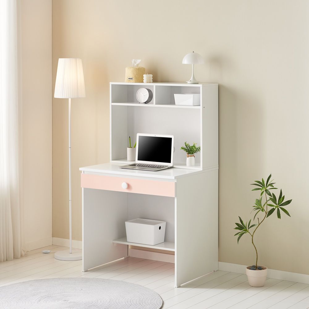 가구의서 파스텔포인트 LPM 책꽂이 책상세트 800x600x1350mm - 상세 이미지 4