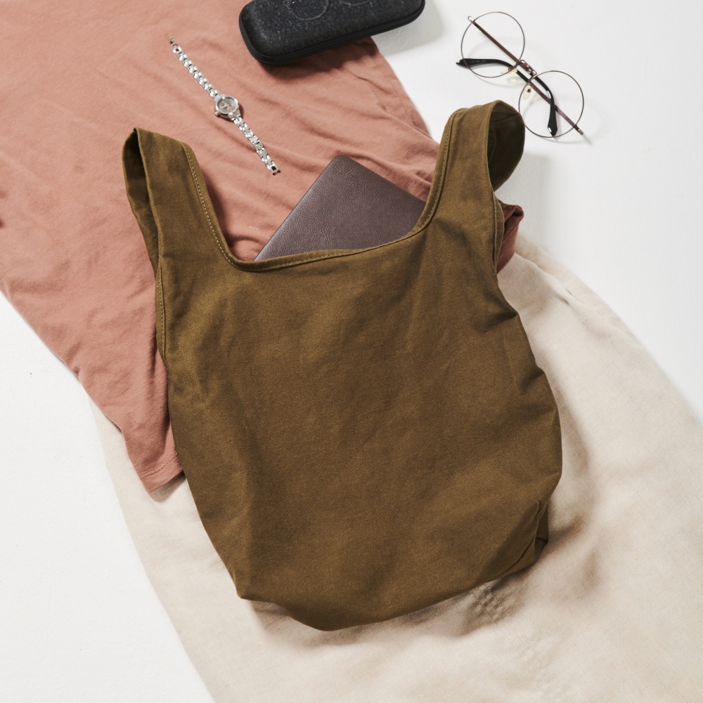 한가방 페브릭 데일리 에코백 무지 가방 국내생산