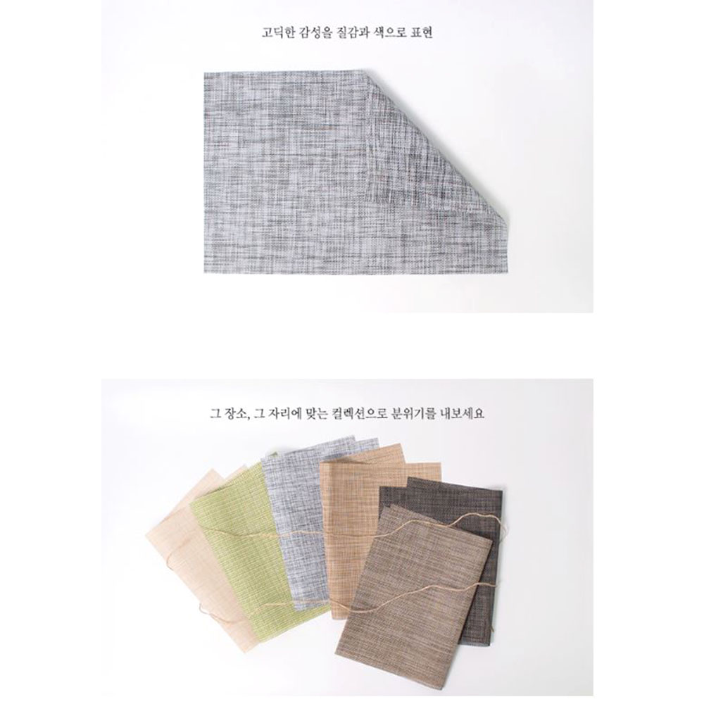 주방 방수 식탁매트 테이블보 유리대용 러너 깔개