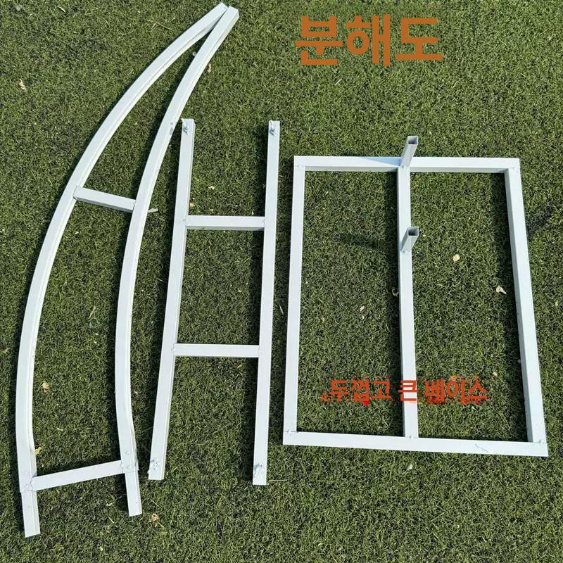 정원 장미 아치 지주대 빈티지 덩 식물 지지대 블랙 철제 프레임 가든 인테리어 장식 화이트 프레임 1개 1.5m - 상세 이미지 5