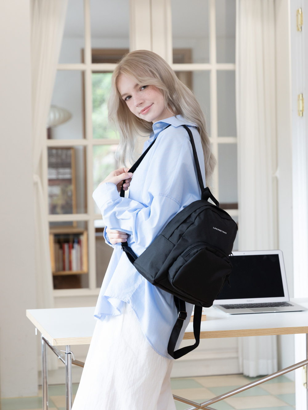 야키백팩S 여행용 가벼운 여자 미니 대학생 백팩