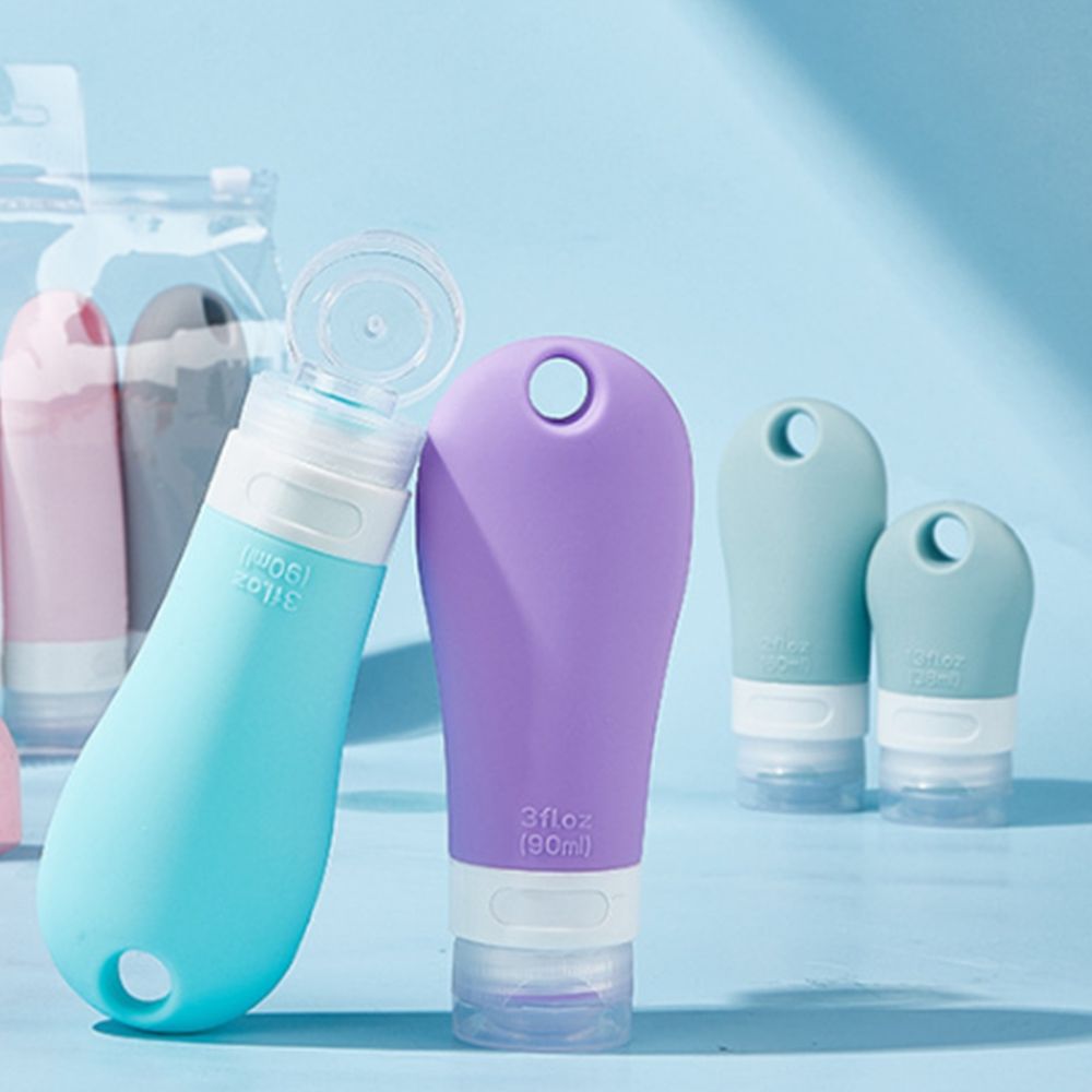 로션통 60ml 실리콘고리형공병 핸드크림소분용기 - 메인 이미지