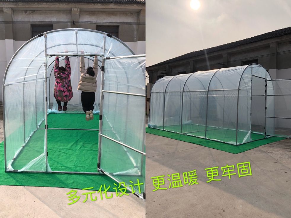 비닐하우스 텃밭 창고 농막 하우스 조립식하우스 2m x 2m x 2m - 상세 이미지 4