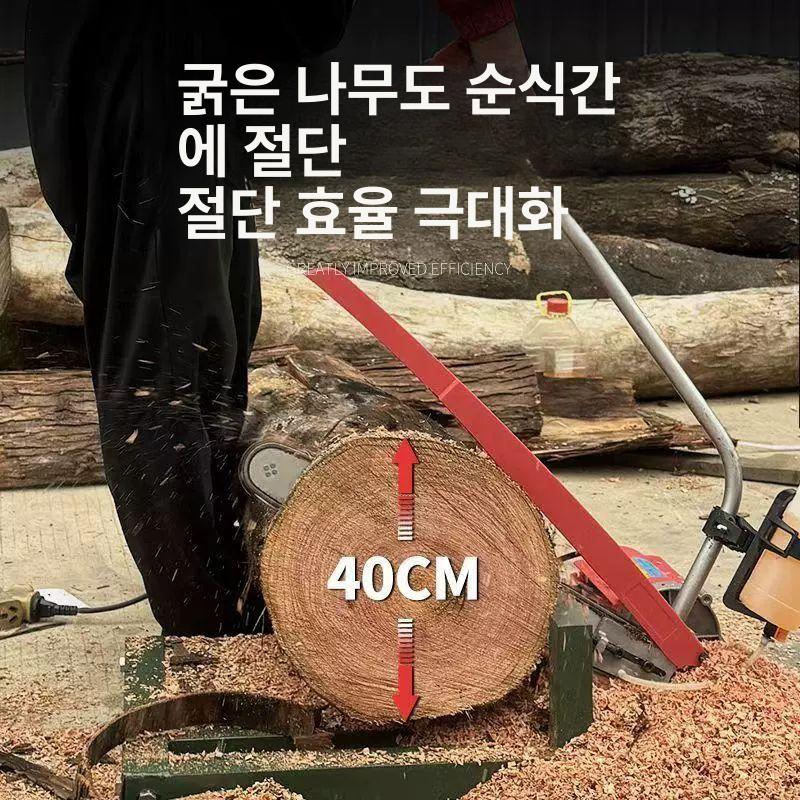 유압 나무 절단 스플리터 펜션 가정용 분할 수평식 쪼개기 손도끼 분할기 벌목 장작패기 2850W - 상세 이미지 3