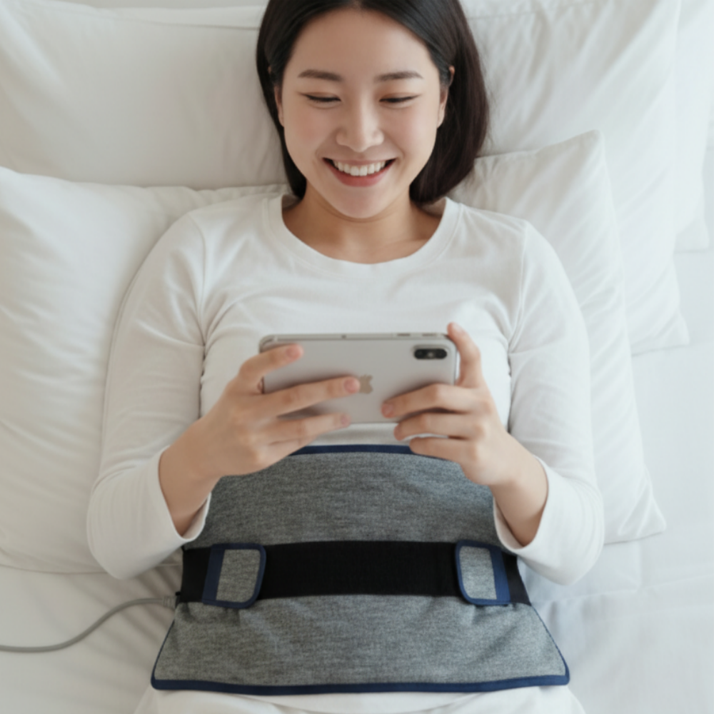 생리통 제로통 복부 온열찜질기 온열기 건강온유 프로텍 - 상품 이미지