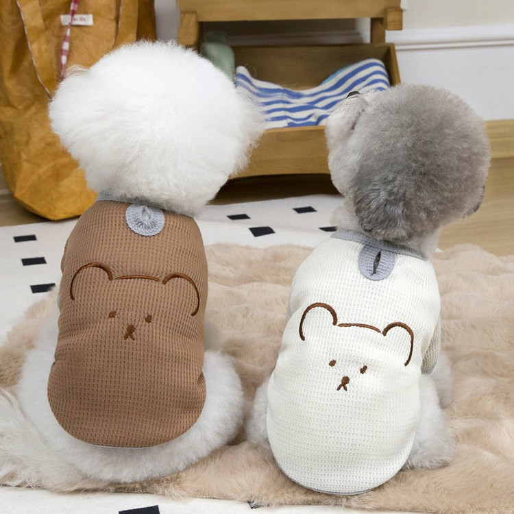 강아지 티셔츠 봄 가을 옷 실내 내복 - 메인 이미지