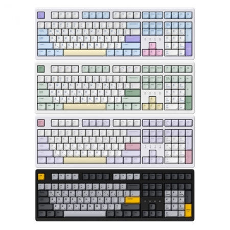 한성컴퓨터 TFG CloudMax CF 동그리 유무선 기계식 게이밍 키보드 말차크림 (브라운슈가 토독)