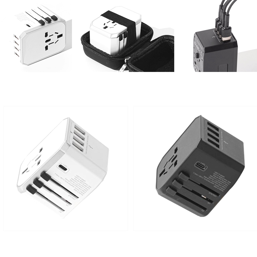 멀티 어댑터 콘센트 스마트 4구 USB 네모탭 - 상품 이미지