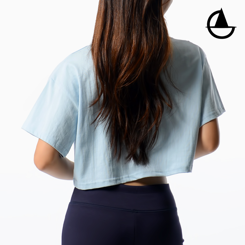 그리니치 요가복 크롭탑 레깅스나 브라탑위에 커버업 티셔츠 - 상세 이미지 4