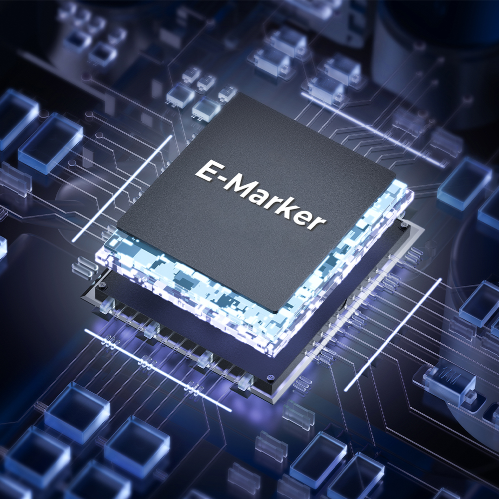 볼트미 EDC 100W C타입 to C타입 고속충전케이블 EC100C 2m, 1개 - 상세 이미지 3