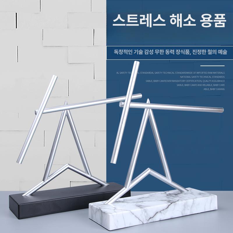 무한동력 진자운동 선물 뉴턴의 요람 실험 모빌 과학 - 상세 이미지 3