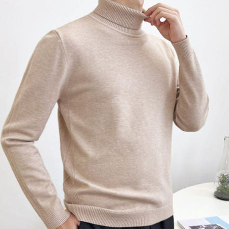 남자 니트 목폴라티 봄 가을 직장인 20대 대학생