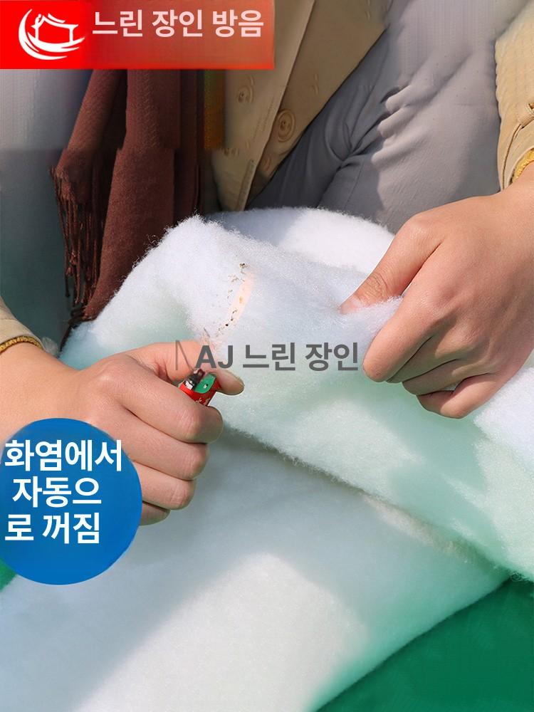 폴리에스테르 보드 단열 보온재 천장 자외선 방음 열차단패드 보온시트 보온 목화벽 지붕 시트 5cm 1x20m 롤 - 상세 이미지 5