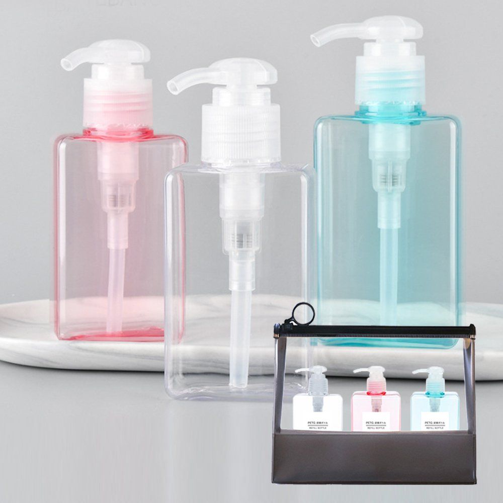 여행용 샴푸통 화장품 무지 공병 100ml 3종 브라이트 - 상품 이미지