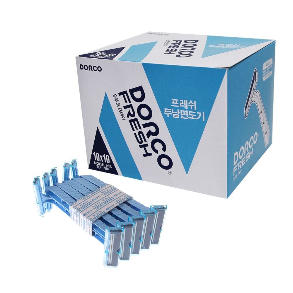 도루코 프레쉬 두날면도기 TD-706 1박스(100개) - 상품 이미지