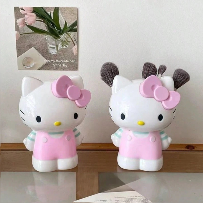 키티 마이멜로디 브러쉬꽂이 브러쉬정리대 연필꽂이 화병 이미지 6