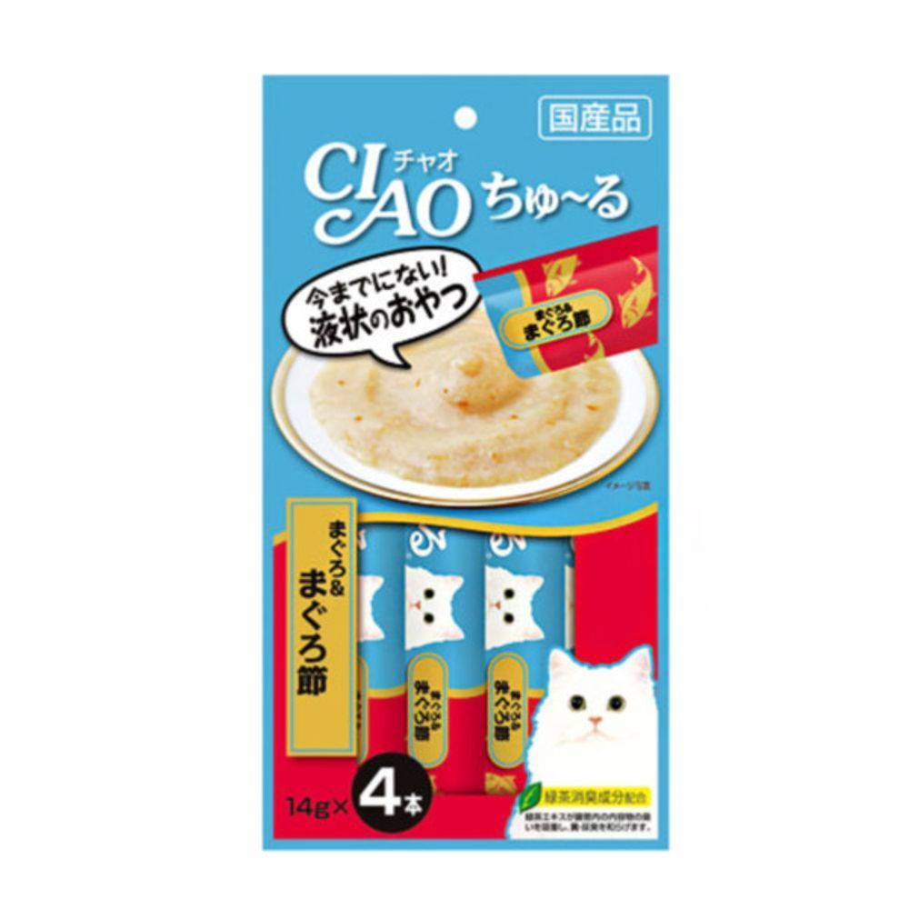 SC-141 챠오 츄루 (참치+참치포) 14g X 4본 - 상품 이미지
