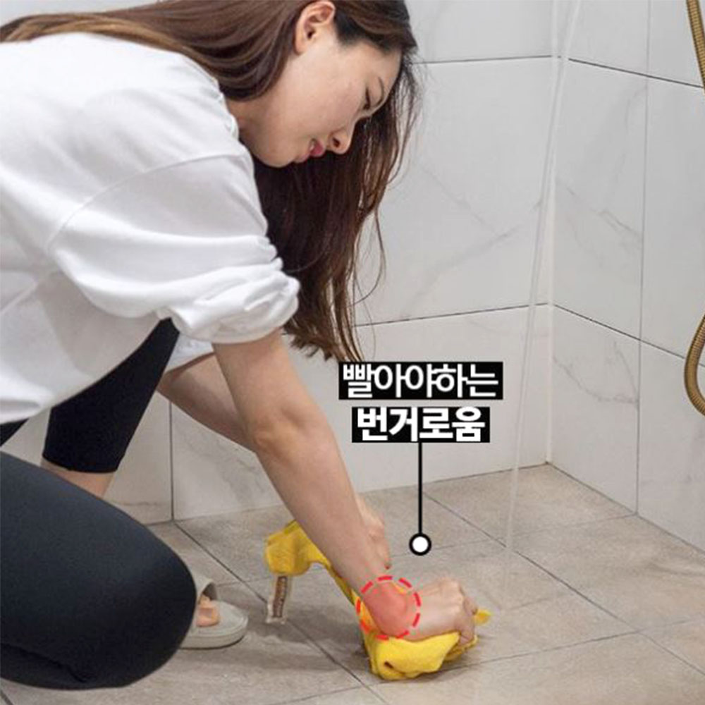 극세사 물걸레 청소포 회전 물밀대 손잡이 일체형 - 상세 이미지 4