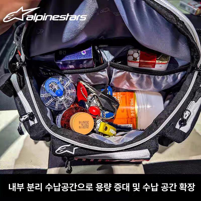 허리 가방 바이크 오렌지 오토바이 힙쌕 숄더백 레그백 다용도 방수 여행 카키 라이딩 등산 형광레드 오렌지클래식 3020 2.5L - 상세 이미지 5