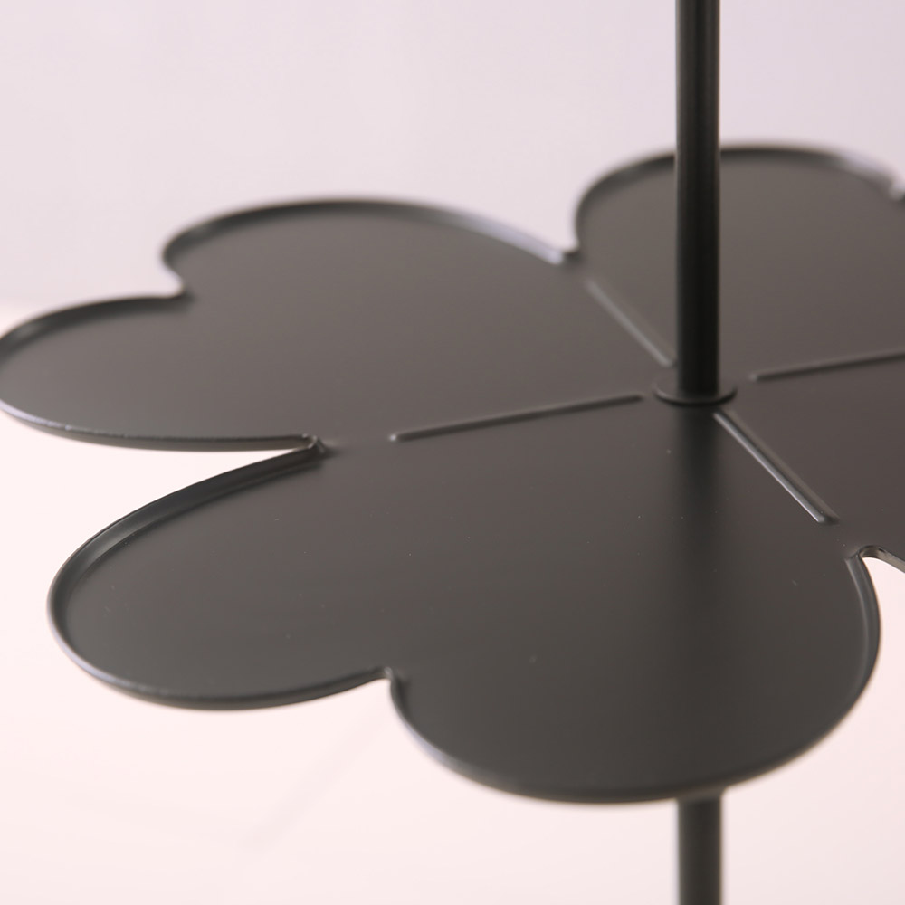 클로버 철제 간이테이블 베란다 쇼파사이드테이블 창가 보조 미니 커피 식탁