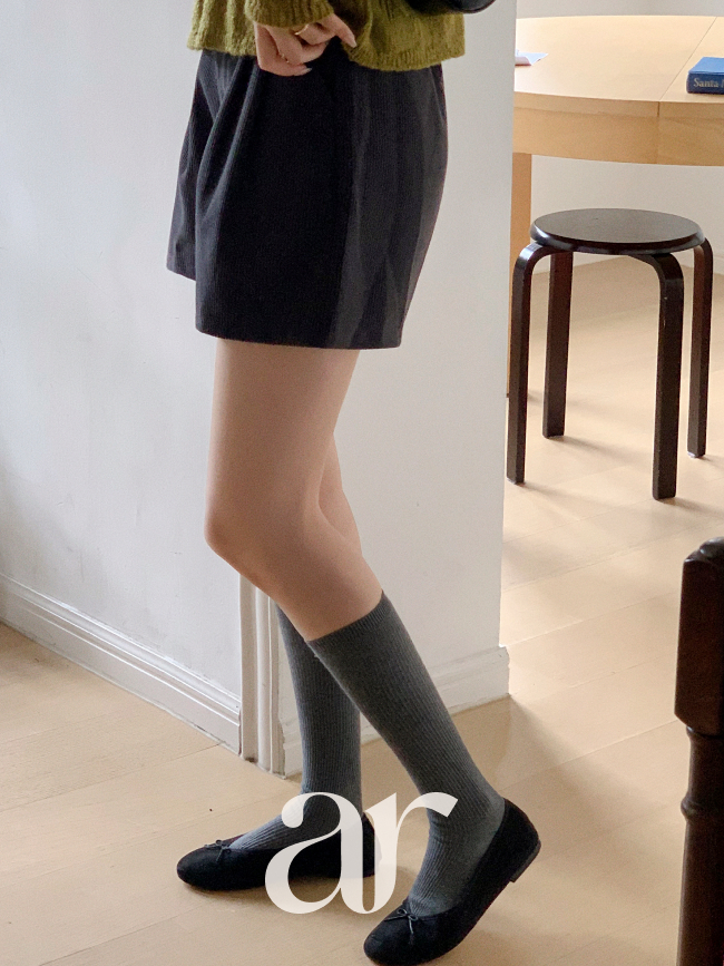 투핀턱 코듀로이 밴딩 하프 팬츠 ps5406 - 상세 이미지 5