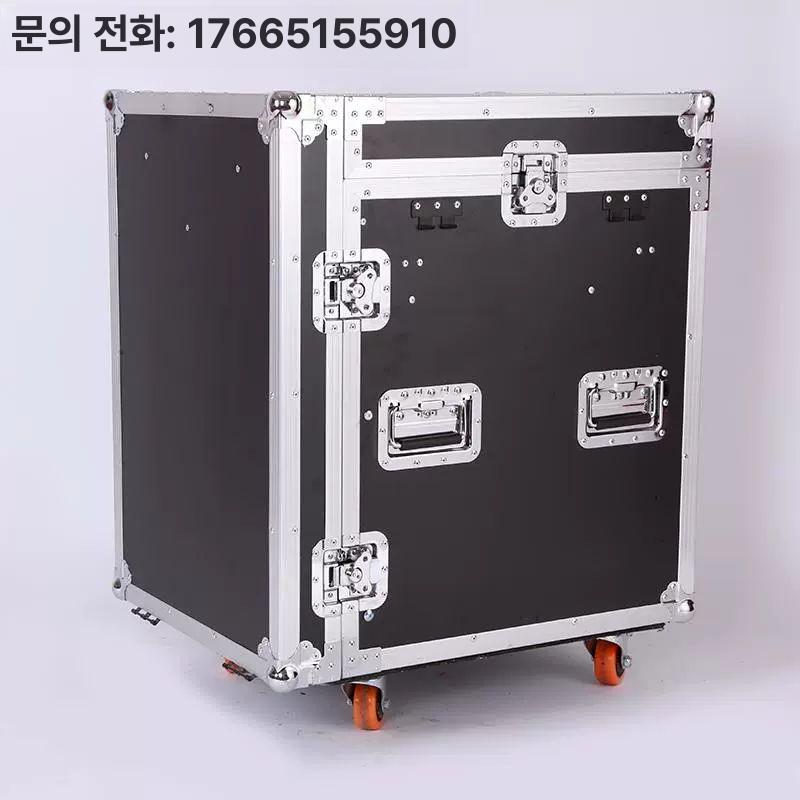 음향 케이스 랙 이동형 장착 이펙터 앰프 방지형 상부 이동식 콘서트 공연장 이동장 12U 항공 캐비닛 - 상세 이미지 2