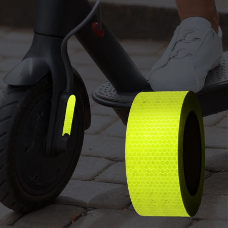 SL75971 벌집 무늬 반사테이프 안전 반사 시트 옐로우