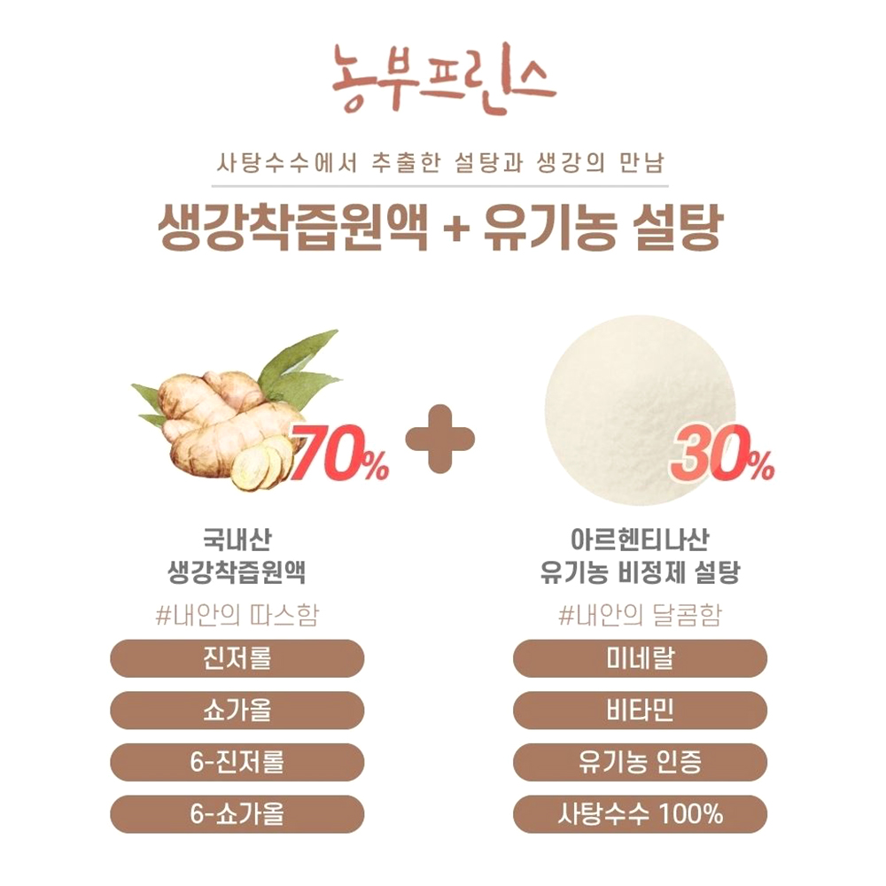 유기농 수제 생강청 비정제 건강즙 고농축 원액 - 상세 이미지 5