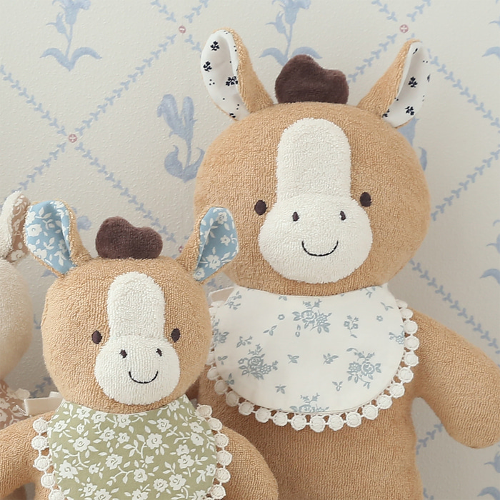 오가닉 아기 말 포포 애착 인형 만들기 임산부 태교바느질 아기용품 DIY