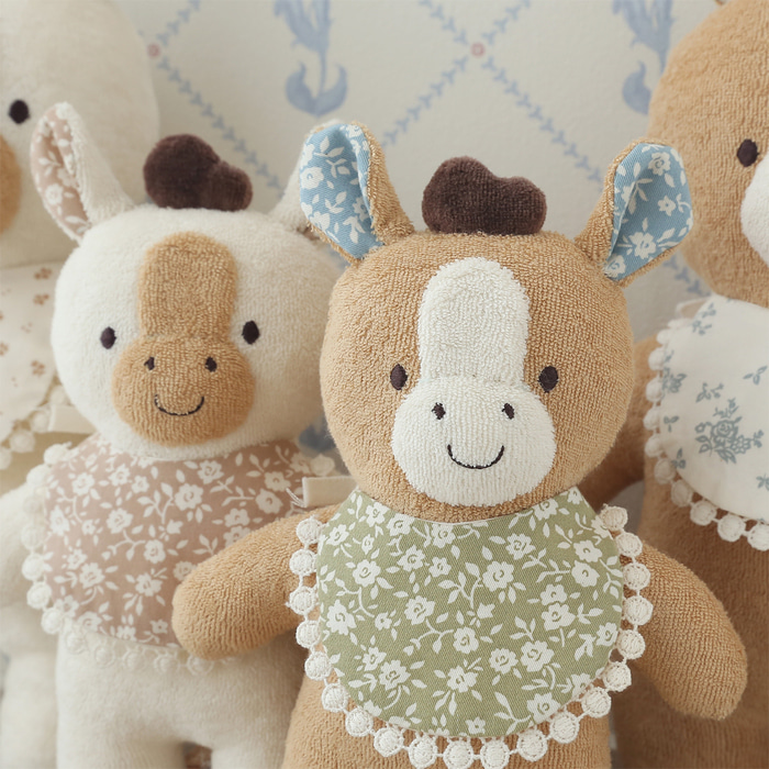 오가닉 아기 말 포포 애착 인형 만들기 임산부 태교바느질 아기용품 DIY