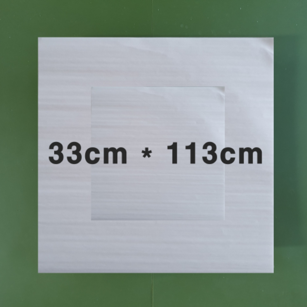 주문제작 화이트 종이호일 대용량 오븐용 내유지 베이킹 페이퍼 33cm X 113cm 500매 - 상품 이미지