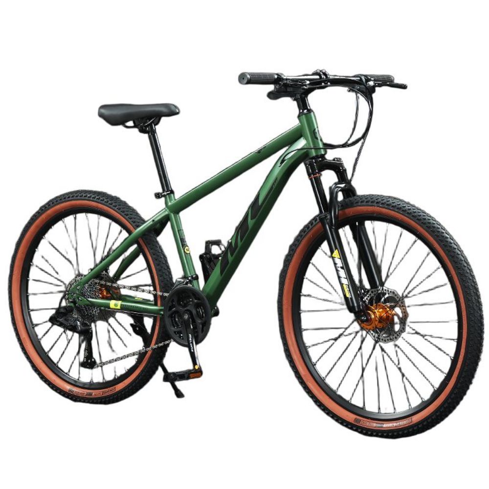 산악 27단 충격흡수 자전거 변속 알루미늄 MTB660 - 지프 그린 21단 24인치 - 상품 이미지