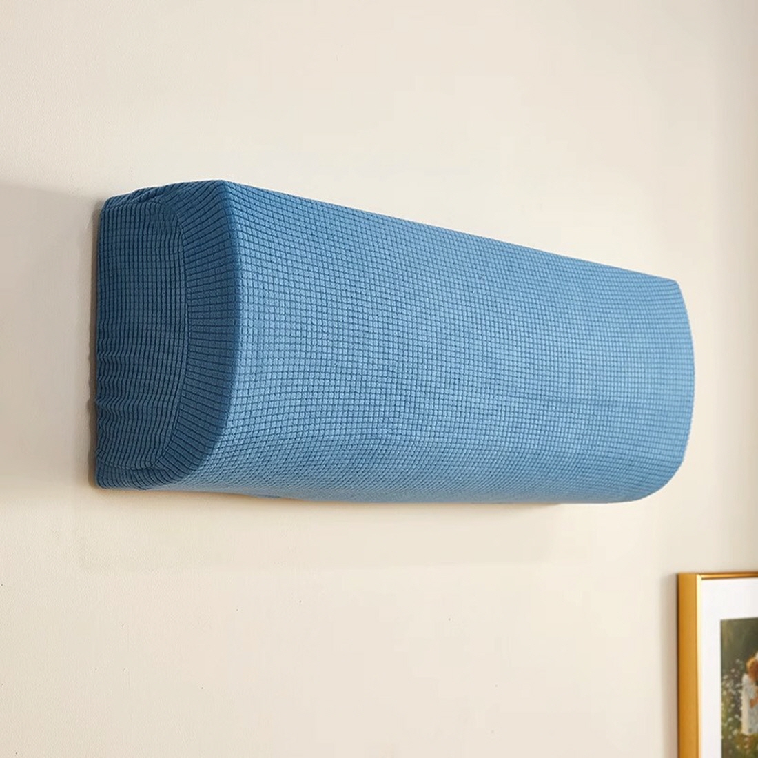 킨포크 벽걸이에어컨커버 삼성무풍 엘지 캐리어 에어컨덮개 와플 올스판 가리개 2size