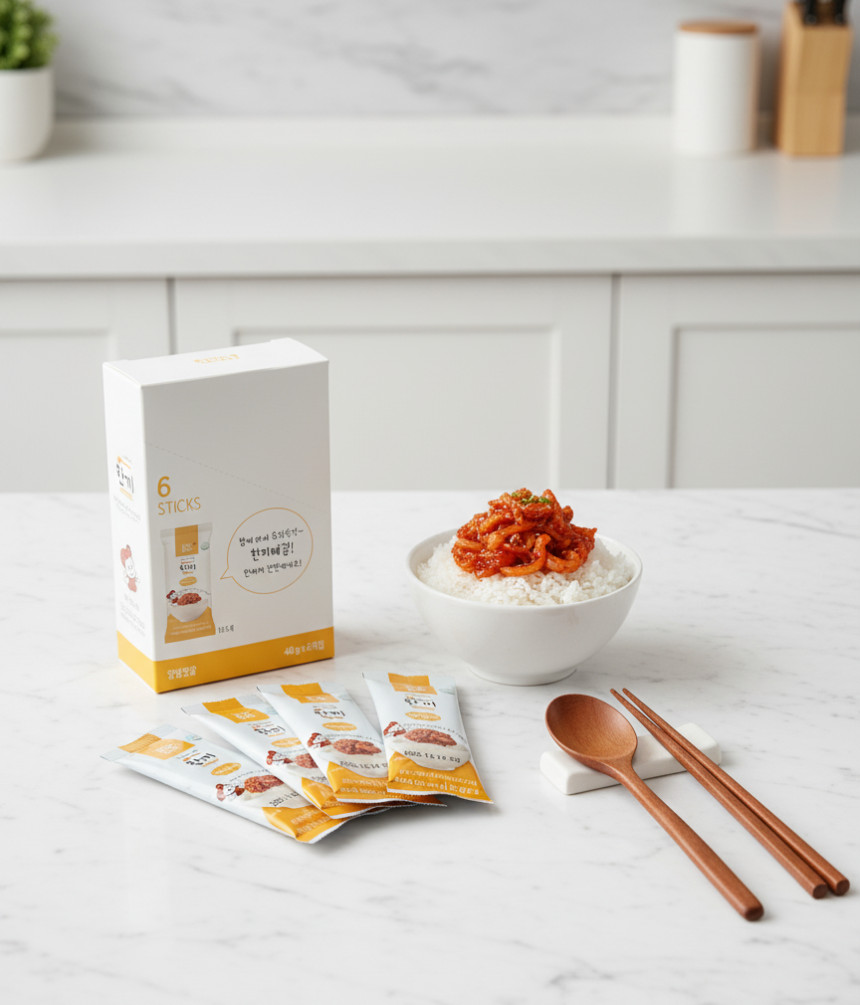 밀키트 한끼 스틱형 젓갈 3종 6개입 오징어 낙지 씨앗젓갈 도시락 등산 해외여행필수품 [원산지:상세설명에 표시]