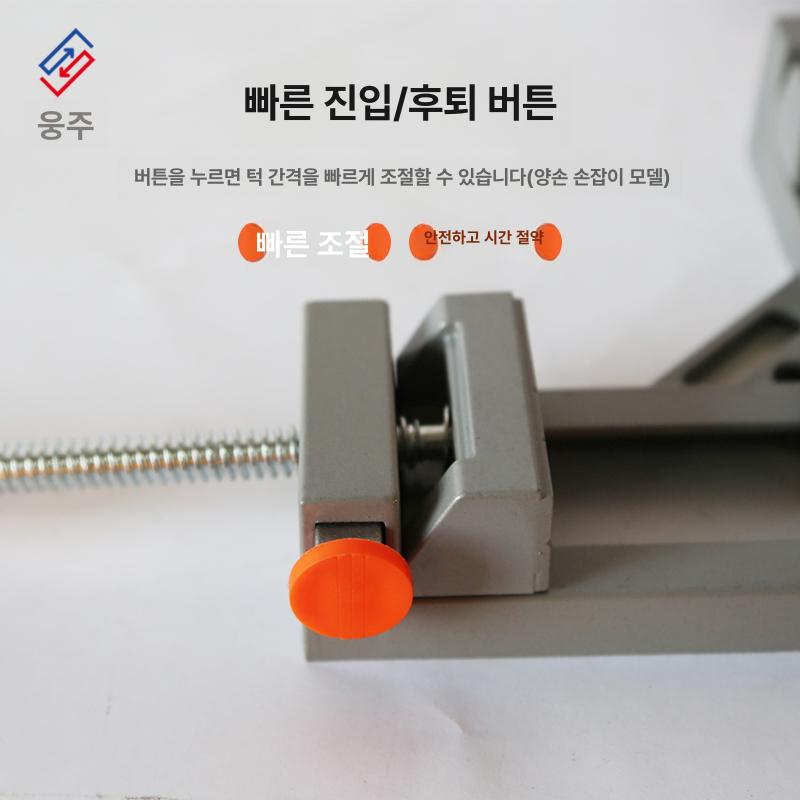 용접직각클램프 고정 각파이프 픽서 수공구 직각 집게 용접 홀딩클램프 펜치 핸들 전용 목공 단일 손잡이 - 상세 이미지 2