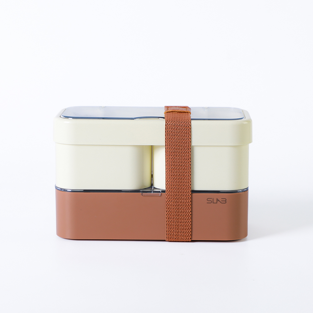 싱글만랩 스텐2단 독립3칸 도시락+식기세트 1150ml 이미지 7