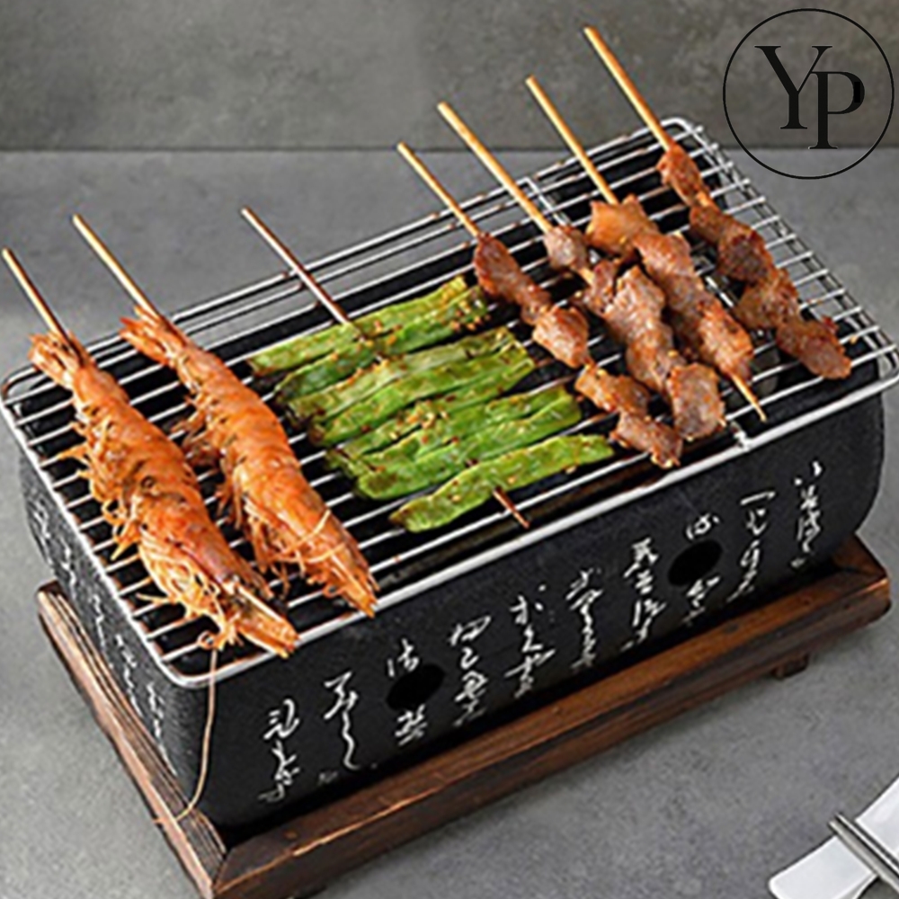 일본식 꼬치구이 화로 미니 고기 그릴 감성