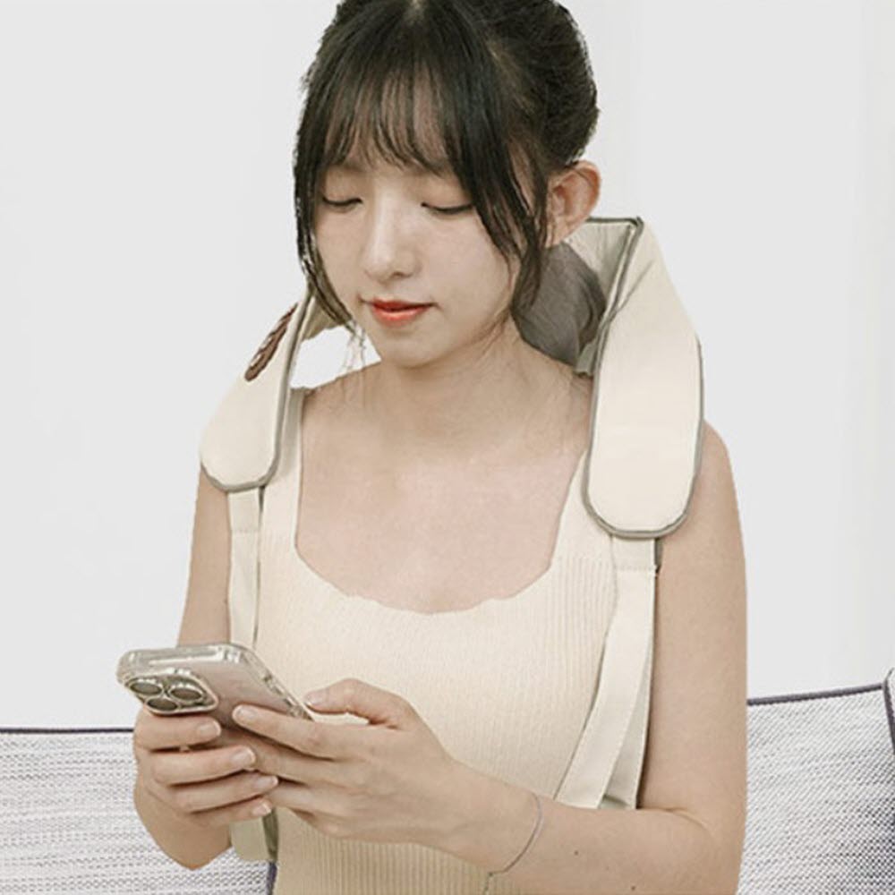 허리 마사지기 어깨 목마사지기 목안마기 승모근 종아리 기계 등마사지 무선 온열 이미지 6