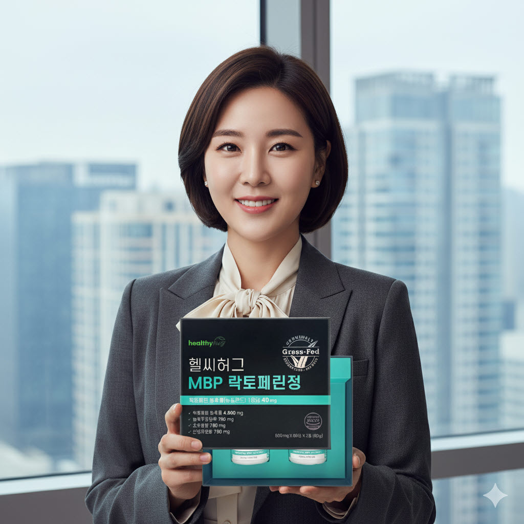 헬씨허그 MBP 락토페린 60정 2통 - 상품 이미지