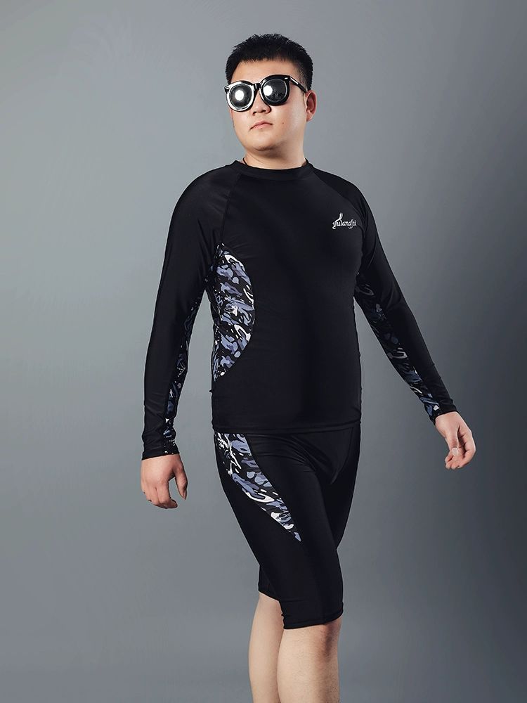 남자 빅사이즈 래쉬가드 드라이쿨링 베어릭 루즈핏 레저 바캉스 긴팔 물놀이 에어라이트 오버핏 카모플라주 긴팔 15 5XL - 상세 이미지 3