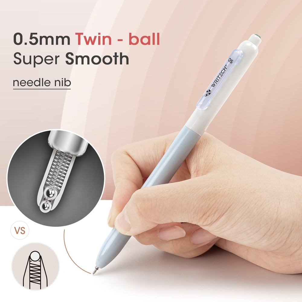 WRITECH 젤펜 0.5mm 8개입 - 상세 이미지 4