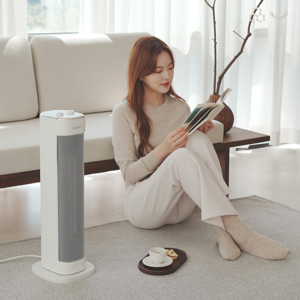 한경희 그래핀 PTC 타워형 전기온풍기 저소음 안전히터 이미지 8