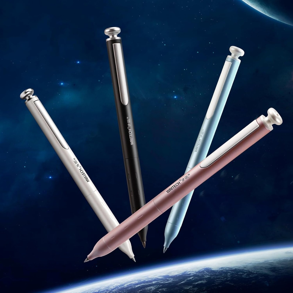 WRITECH 젤펜 0.7mm 검정 2개입 흰색 - 상세 이미지 4