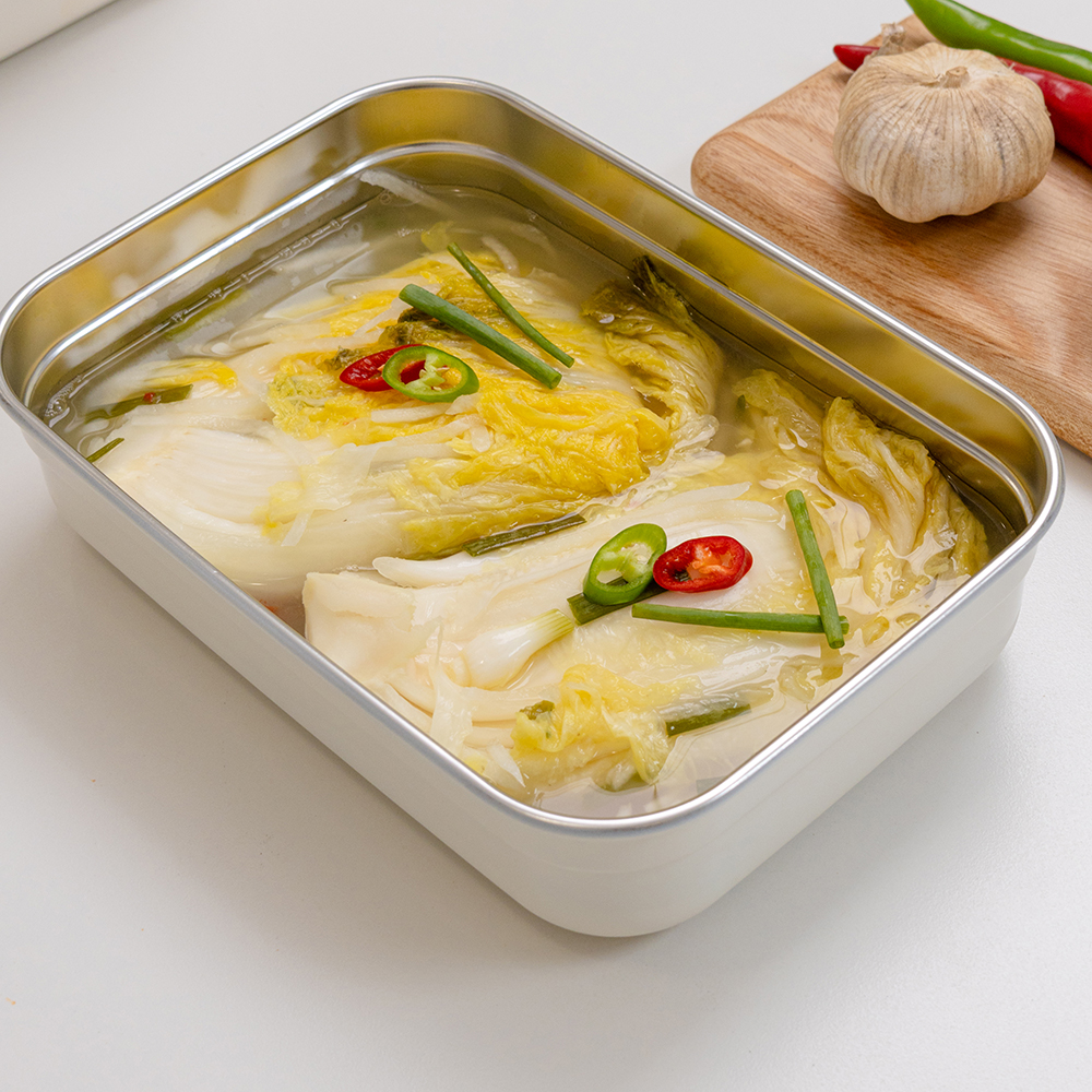 살림공간 스텐 김치통 2.2L 밀폐용기 - 상세 이미지 3