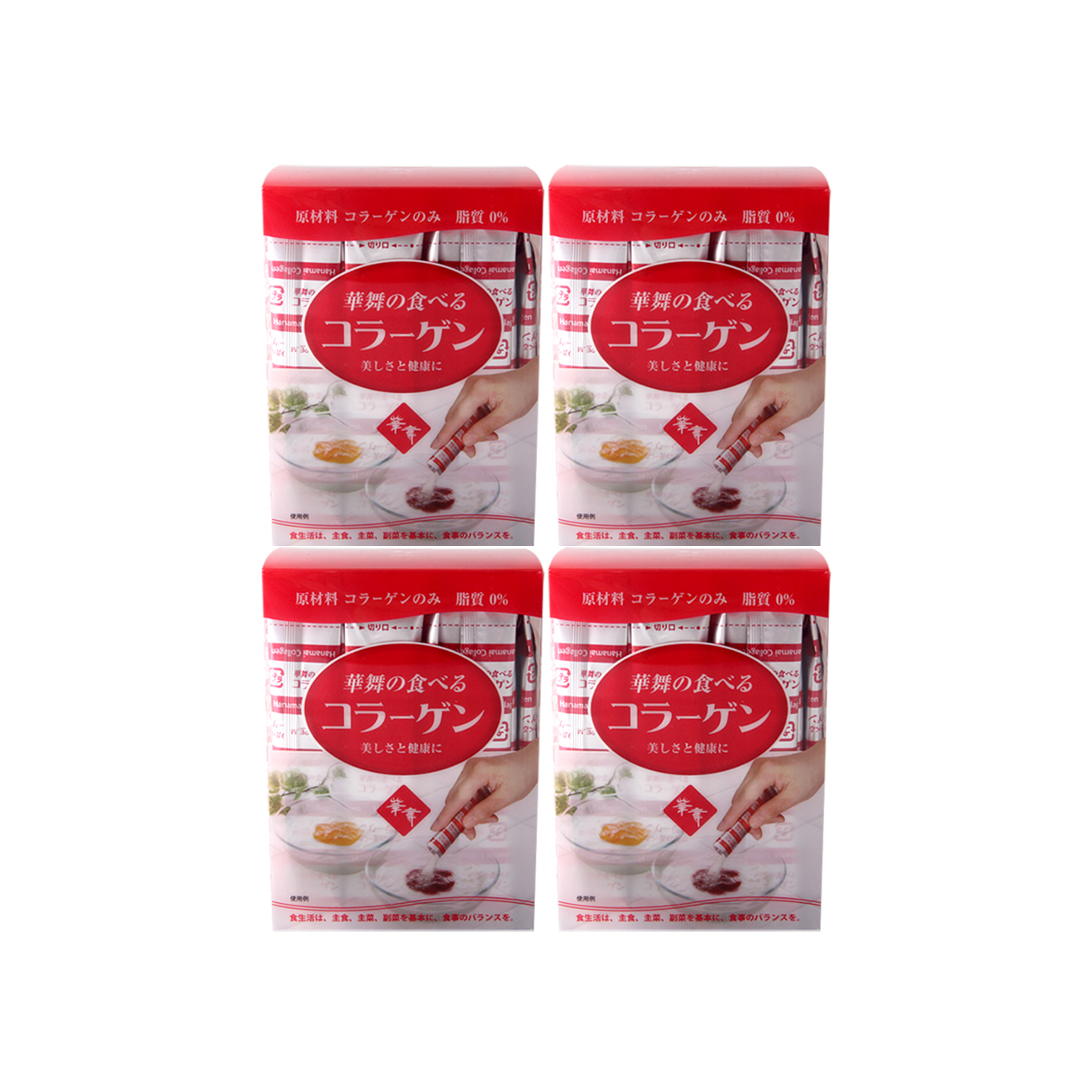 공식 수입 정품 하나마이 100% 먹는 돼지 돈피 콜라겐 1.5g 30스틱 4개 고함량 저분자 펩타이드 분말가루파우더 피부 일본 모발헤어 관절 - 상품 이미지