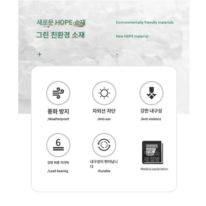 플라스틱통 원형 파란색 파란통 고무통 다라이 고무다라 플라스틱다라 김장다라이 280L 블루 - 상세 이미지 4