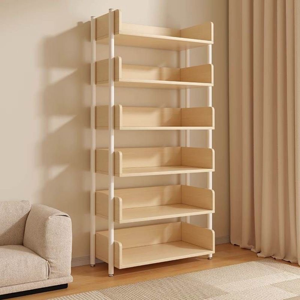 스탠딩 랙 선반 매대 마트 펜트리 진열대 원목 편의점 수납대 스틸 블랙 2단 30 x 24cm - 상품 이미지