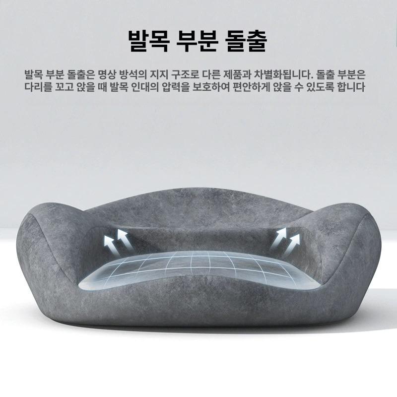 요가 명상 의자 방석 기도 휴식 경량 좌식 기도용 편안한 다기능 좌식의자 안락의자 스타리그레이 - 상세 이미지 5